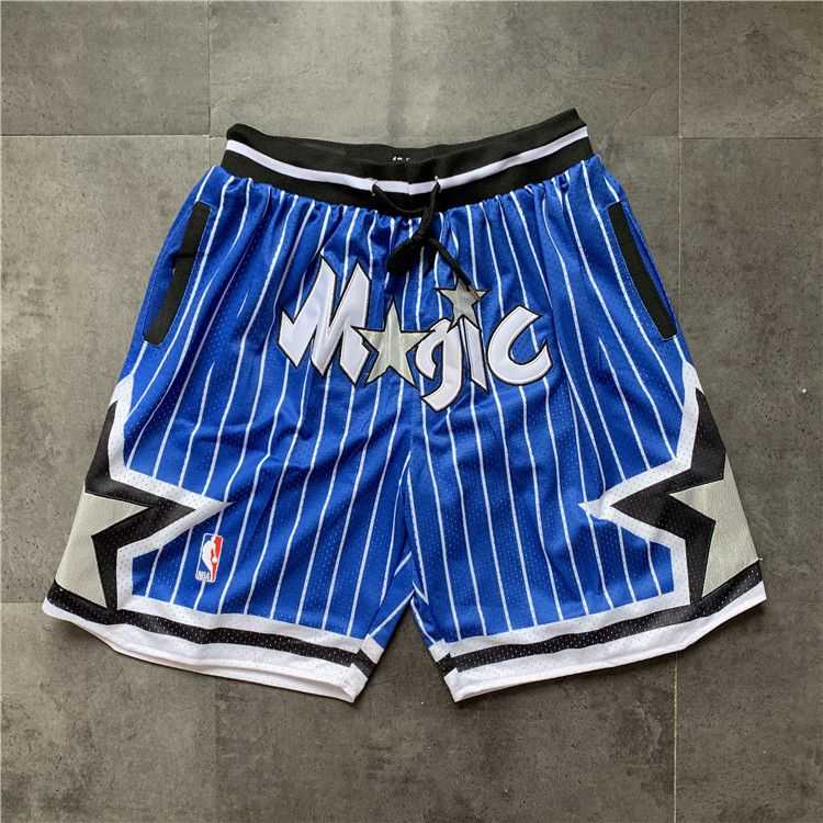 Men NBA 2021 Orlando Magic Blue Shorts 1